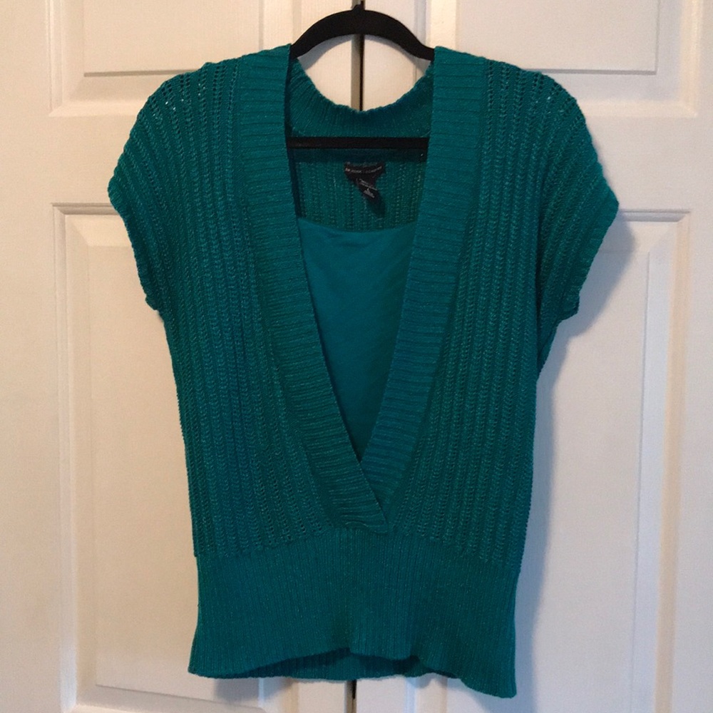 Short sleeve sweater with matching tank